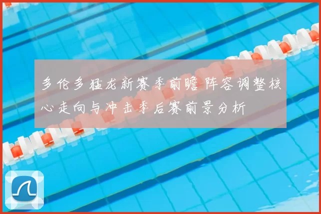 多伦多猛龙新赛季前瞻 阵容调整核心走向与冲击季后赛前景分析